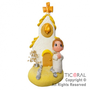 ADORNO CAPILLA ALTA CON NENE PORCELANA FRIA x 1